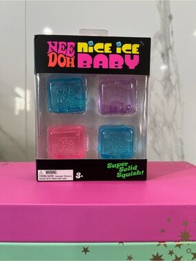 NeeDoh Nice Ice Baby 4pk NWT - Pink, Blue, Purple